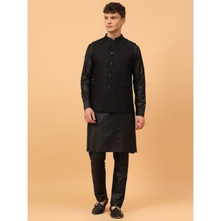 Black Waistcoat Suit
