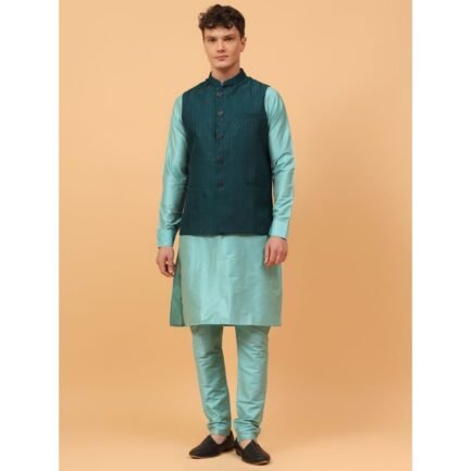Teal & Turqoise Waistcoat suit